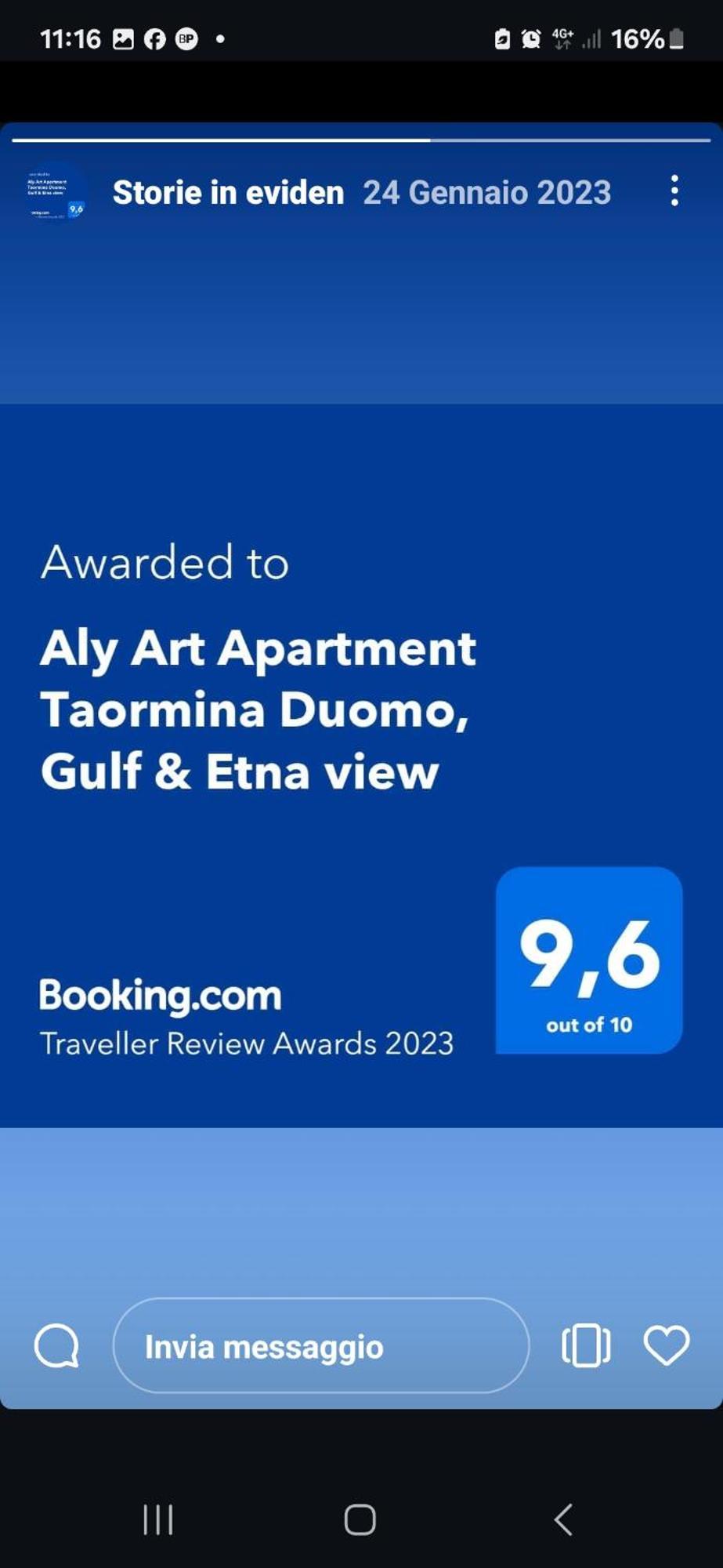 Aly Art Apartment Taormina Duomo, Gulf & Etna View Exterior photo
